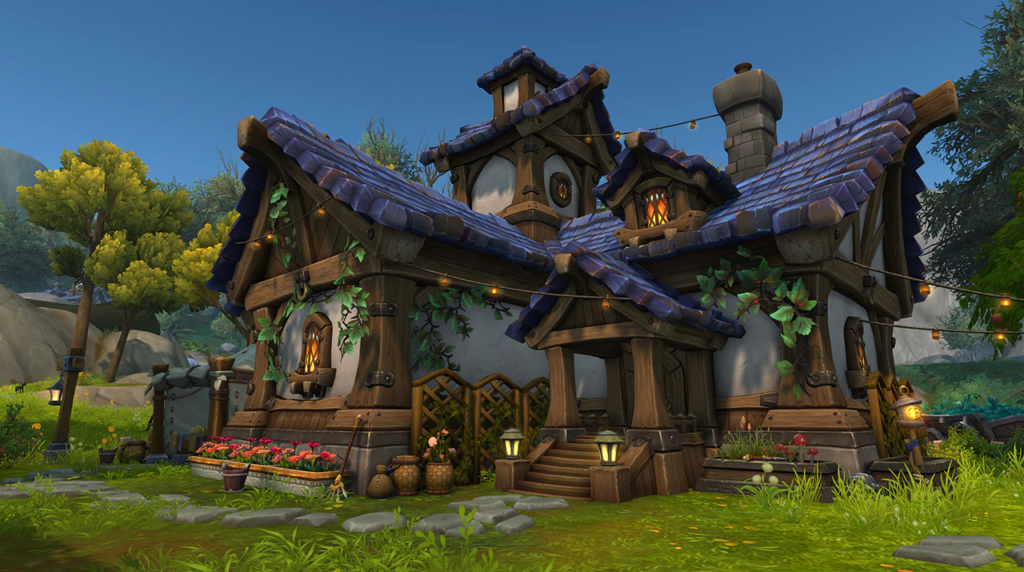 WoW Midnight Housing Add on - Haus mit Garten