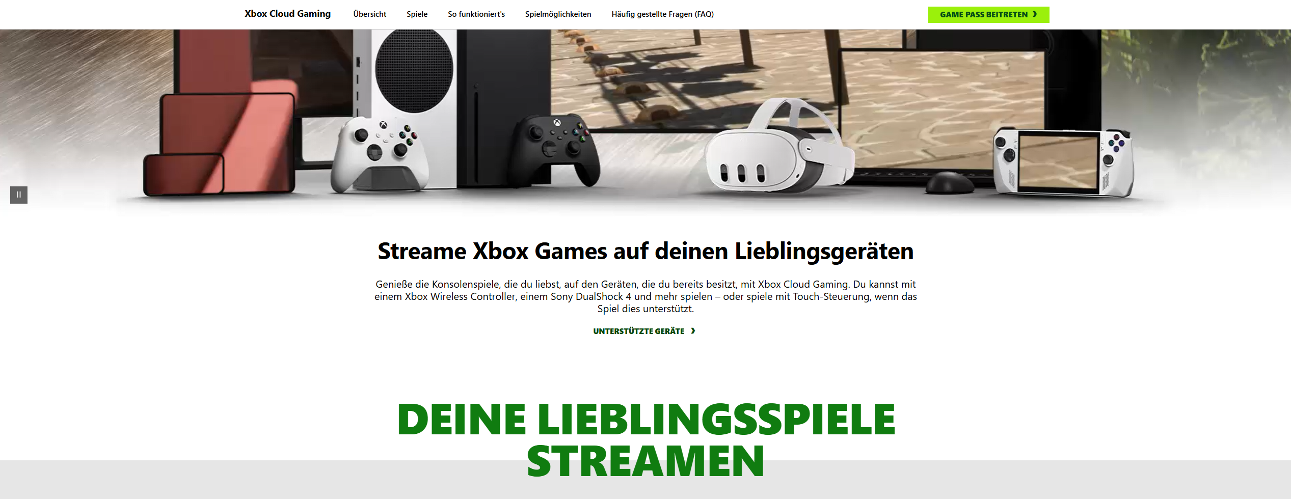 Xbox Game Pass Cloud Gaming