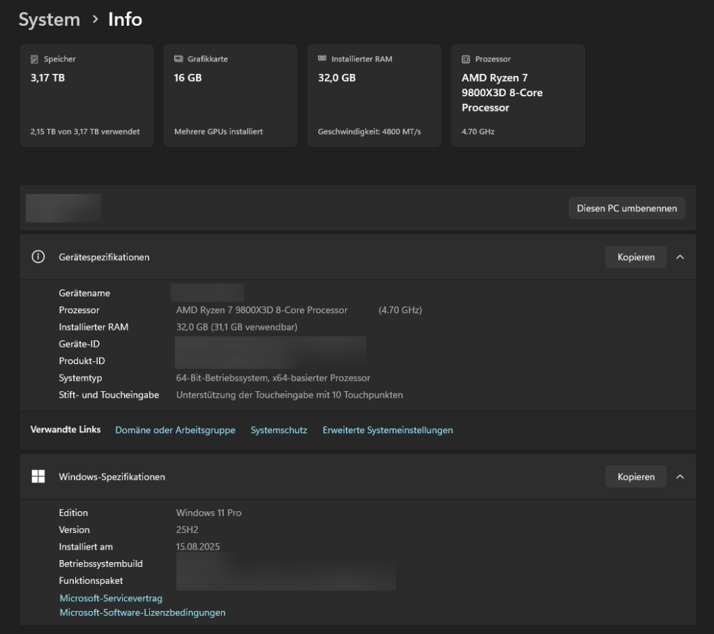 Windows System Info