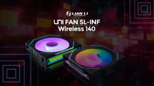 Lian Li UNI FAN SL-INF Wireless 140: ARGB-Lüfter kabellos mit Infinity-Mirror & Reverse Blade