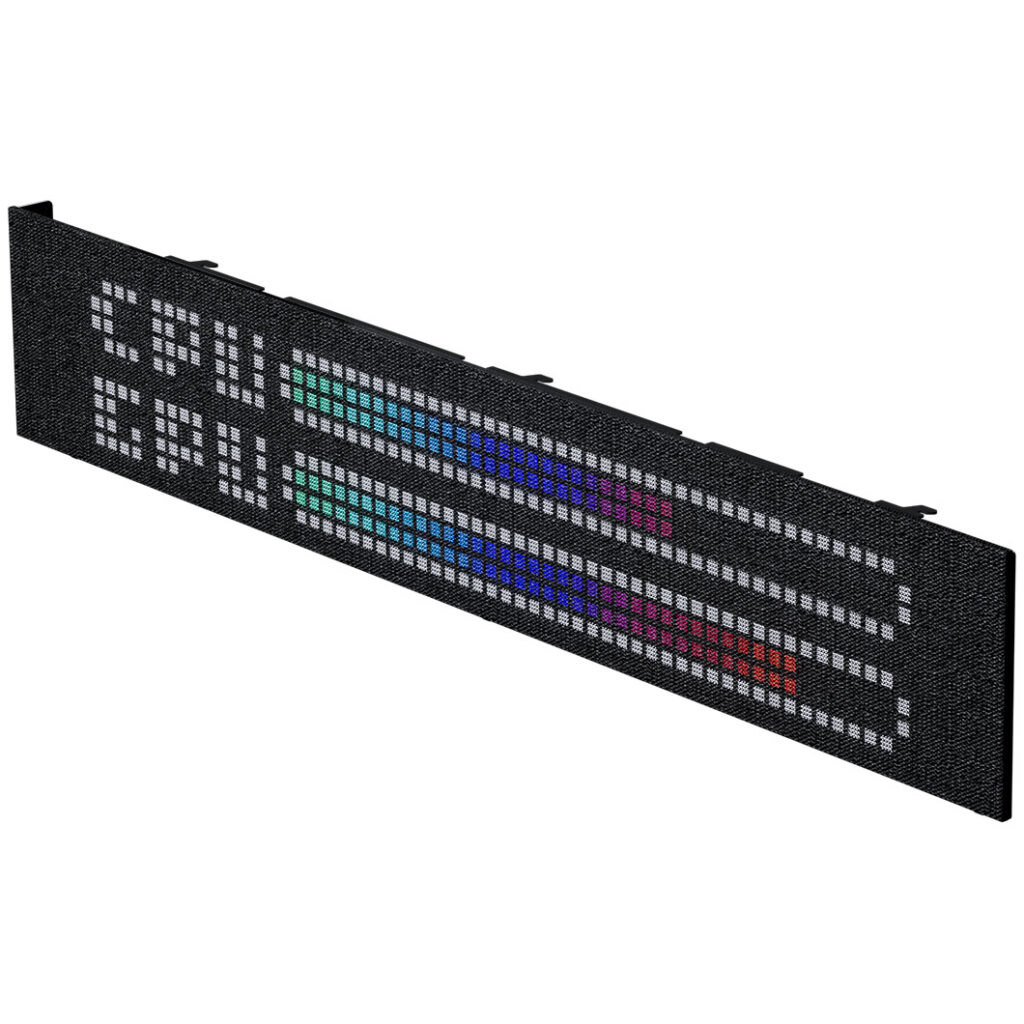 Phanteks Matrix Display Upgrade Kit mit CPU und GPU Temperatur