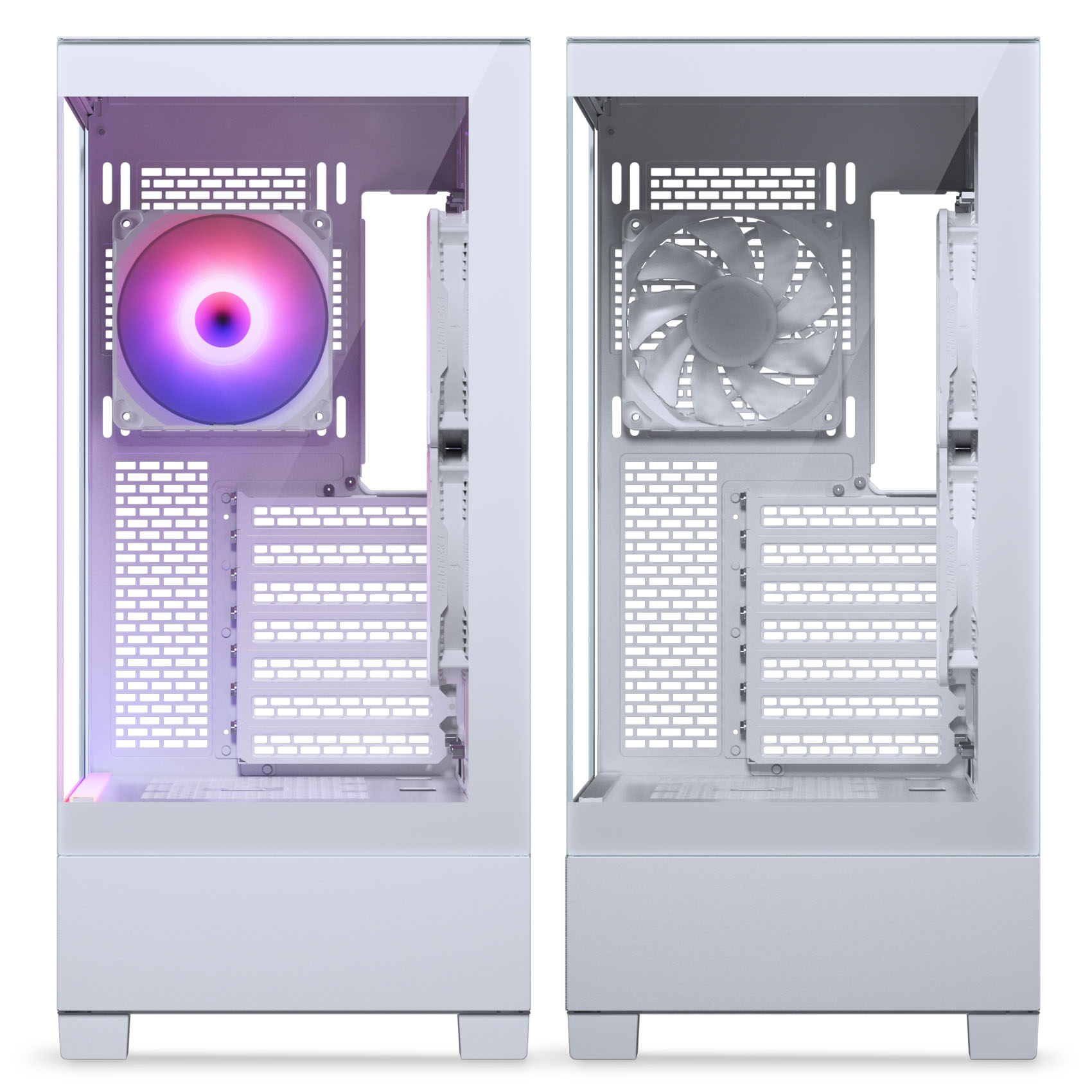 Phanteks XT View Matrix PC-Gehäuse ohne eingebaute Hardware, Rückseite und Front