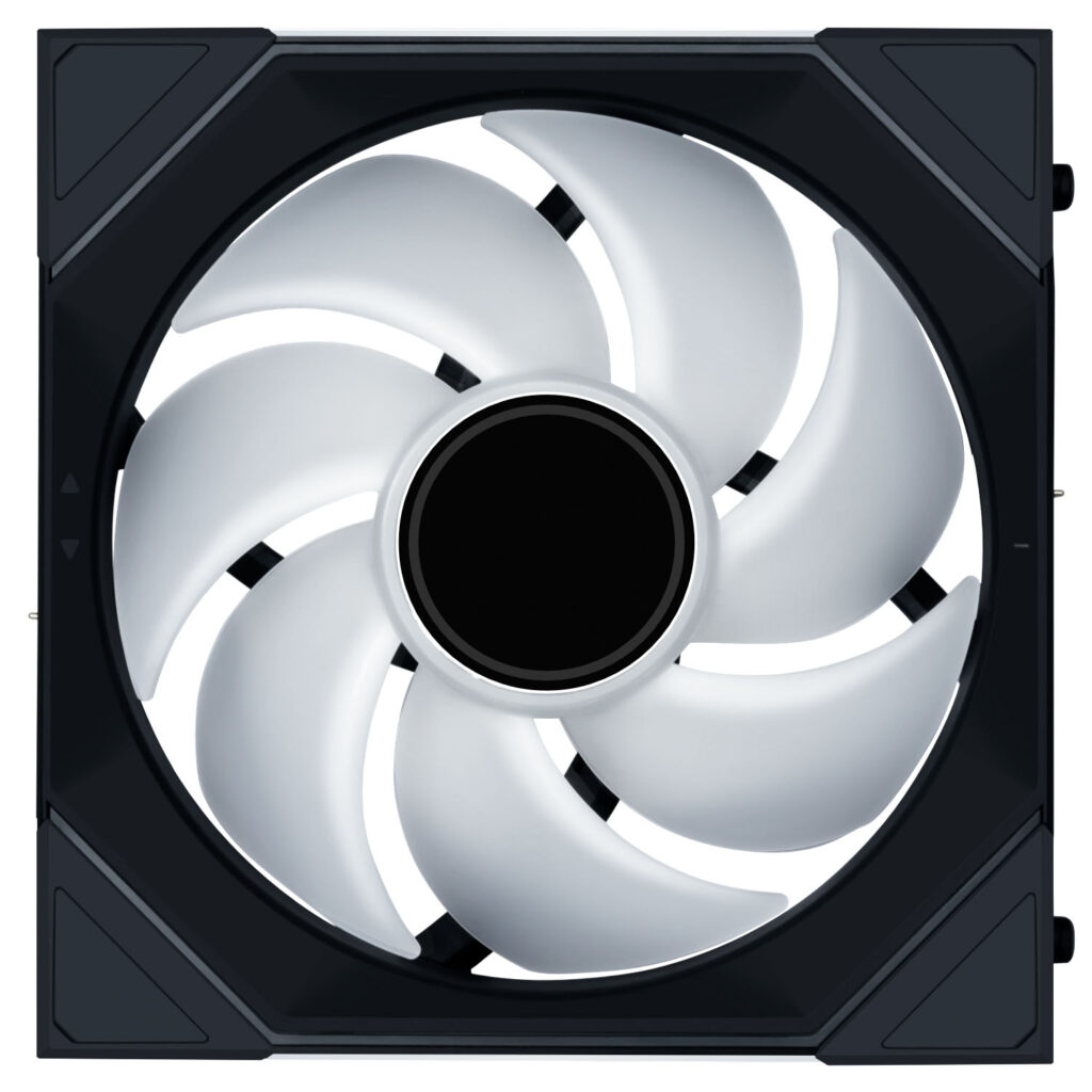 Lian Li UNI FAN SL WIRELESS 140 von hinten als standard blade
