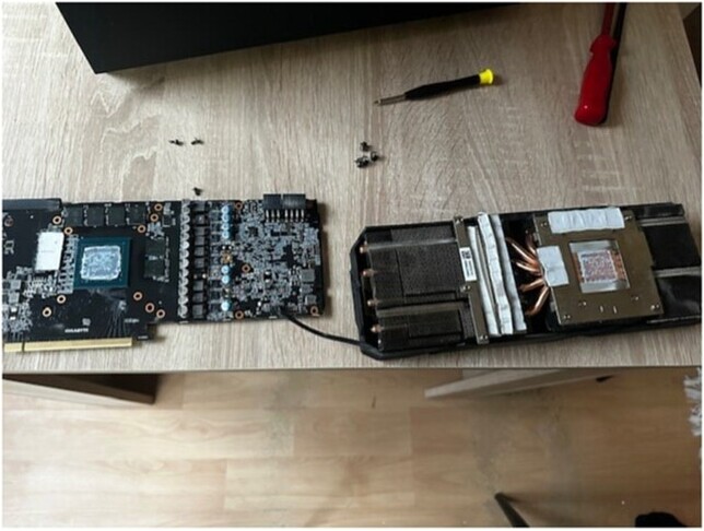GPU ohne Abdeckung