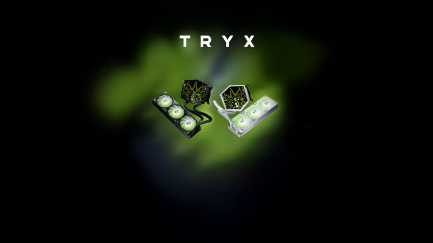 TRYX STAGE ARGB 360 Beitragsbild für den Blog mit schwarzem Hintergrund