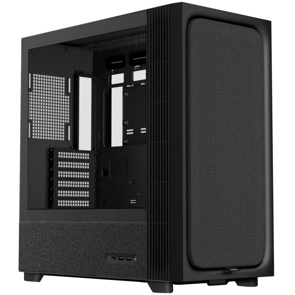 TRYX FLOVA F50 Midi-Tower von vorn in schwarz