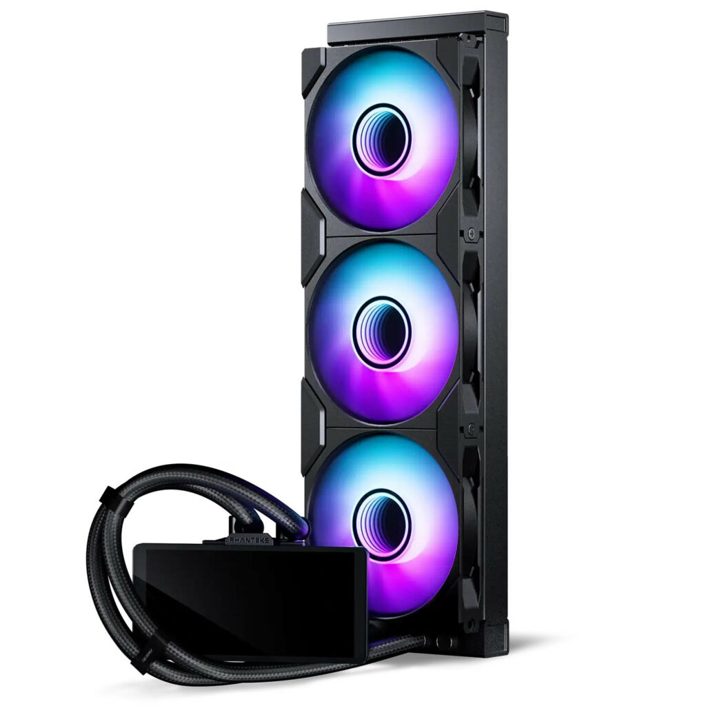 PHANTEKS Glacier One M25 LCD in schwarz mit ausgeschaltetem Display