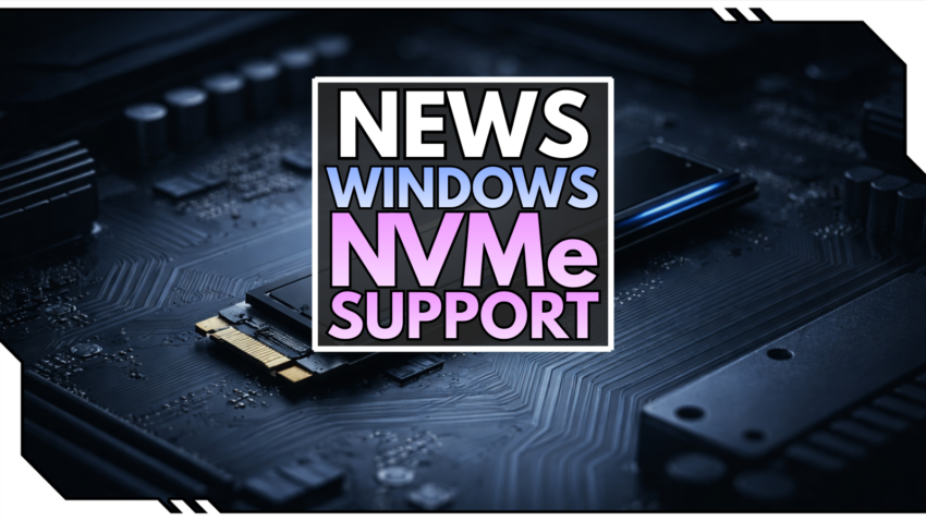 Blog Beitragsbild - Windows NVMe-Support nativ
