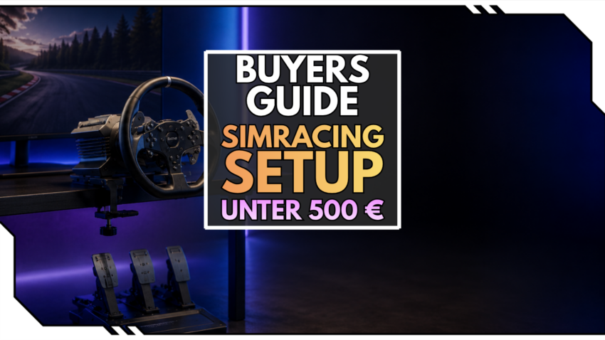 Blog Beitragsbild - Simracing Setup unter 500 Euro