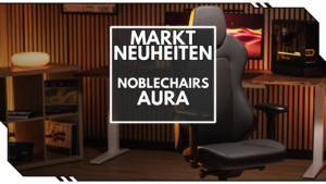 noblechairs AURA: Ergonomischer Gaming-Stuhl für Gaming, Büro und Homeoffice