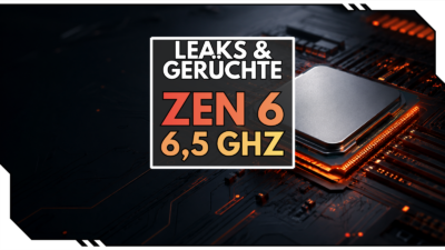 AMD Zen 6: Leak spricht von mehr als 6,5 GHz Boost-Takt