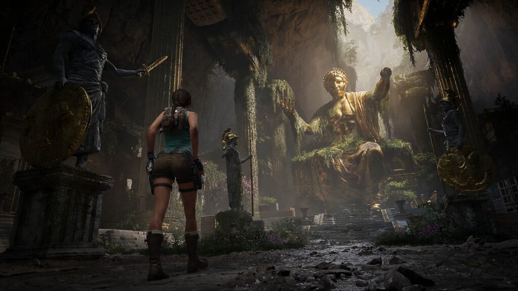 Tomb Raider: Legacy of Atlantis in-game screenshot in antikem Tempel