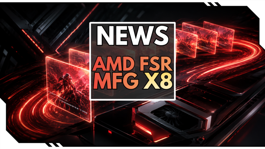 Blog Beitragsbild - AMD FSR MFG X8