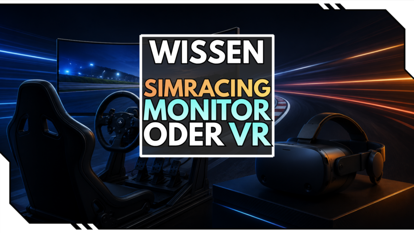 Blog Beitragsbild - Simracing Monitor oder VR