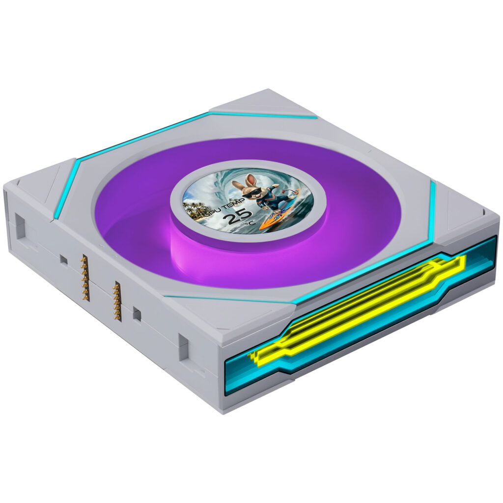 Lian Li UNI FAN SL LCD FLEX Lüfter mit Display und RGB Beleuchtung