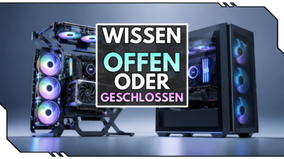 Offenes oder geschlossenes PC-Gehäuse: Was ist besser?