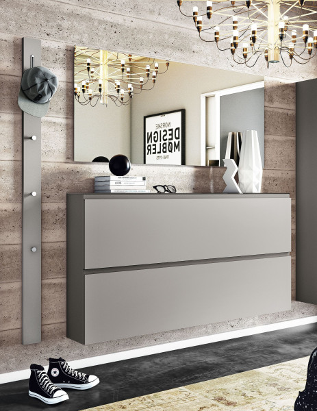 Garderobenset ARREDOKIT GARDASEE in taupe