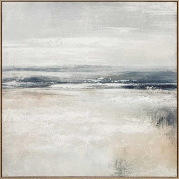 Originalbild OCEAN SILENCE in blau aus Materialmix
