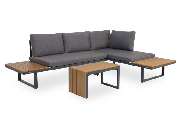 Loungeecke Outdoor Runei in anthrazit