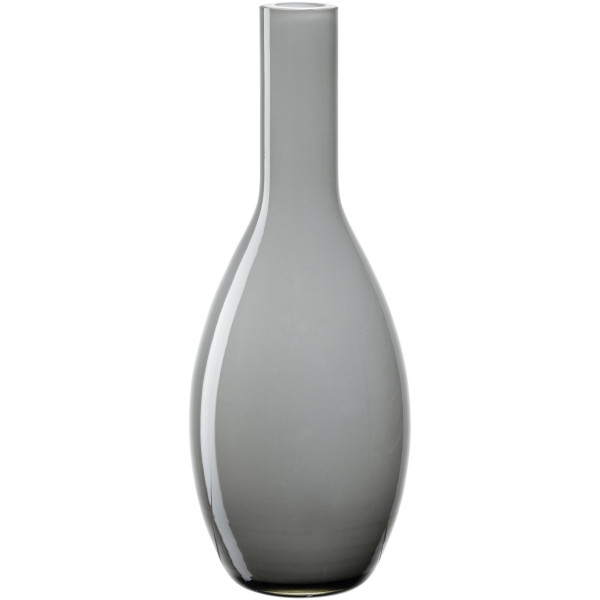 Vase BEAUTY in grau aus Glas