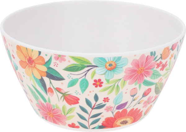 Müslischale BLUME in bunt aus Melamin