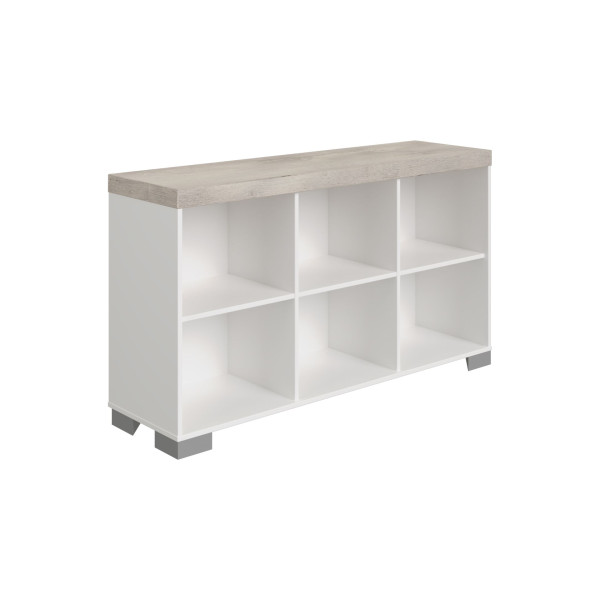 Sideboard PAIDI KIRA in kreideweiß aus Dekor