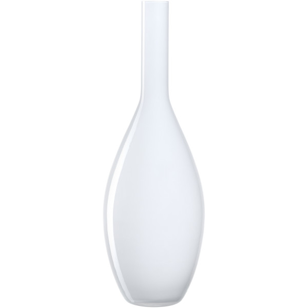 Vase BEAUTY in weiß aus Glas