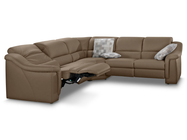 Polsterecke himolla 1301 in canyon aus Leder