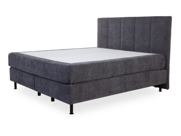 Boxspringbett Elastoform OLINTO in anthrazit aus Stoff