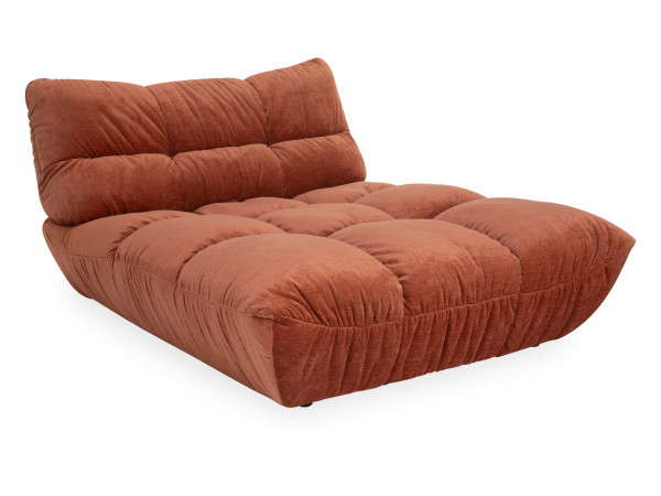 Sofaelement ZEFERINO ASTI in orange aus Stoff