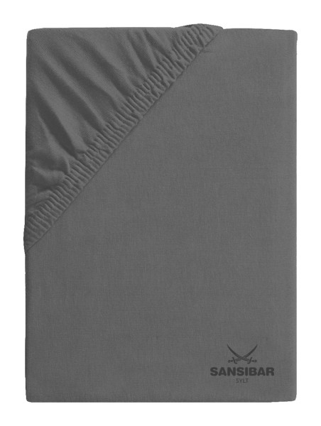 Topperbezug SANSIBAR Jersey in anthrazit aus Mischgewebe