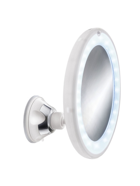 Kosmetikspiegel FLEXY LIGHT in weiß aus Glas