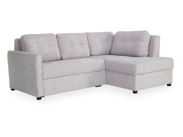 Schlafsofa vito TRESO in silbergrau aus Stoff
