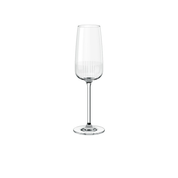 Sektglas-Set Afina in klar aus Glas