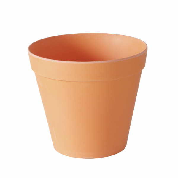 Übertopf GIARDINO in orange aus Materialmix