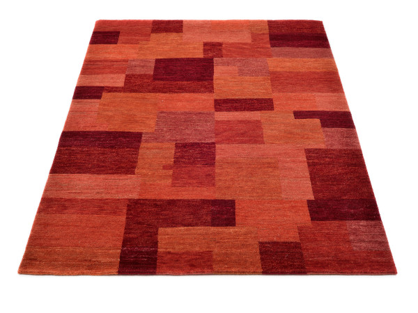 Teppich ELEGANT NEW LIMA in rot aus Schurwolle