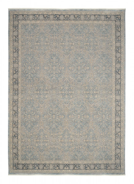 Teppich LOTUS FASHION in blau aus Polyester