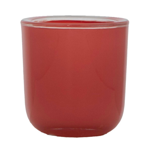 Teelichthalter COOPER in pink aus Glas