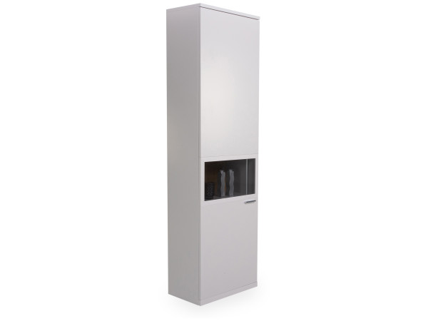 Vitrine MONDO ARTIST in grau aus Lack