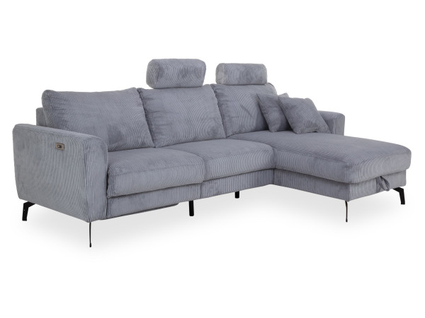 Polsterecke HARPER MONIZ in 6148 grau aus Stoff