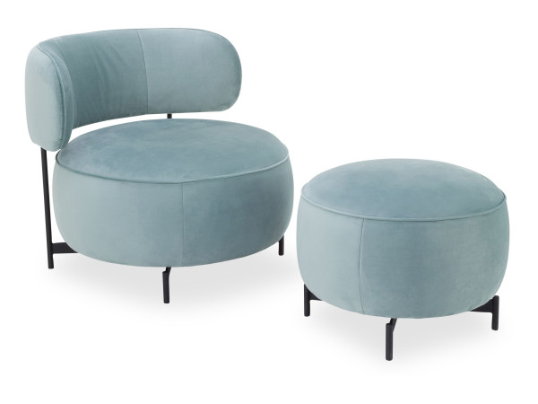 Sessel JOOP! CHARACTERS in mint aus Stoff