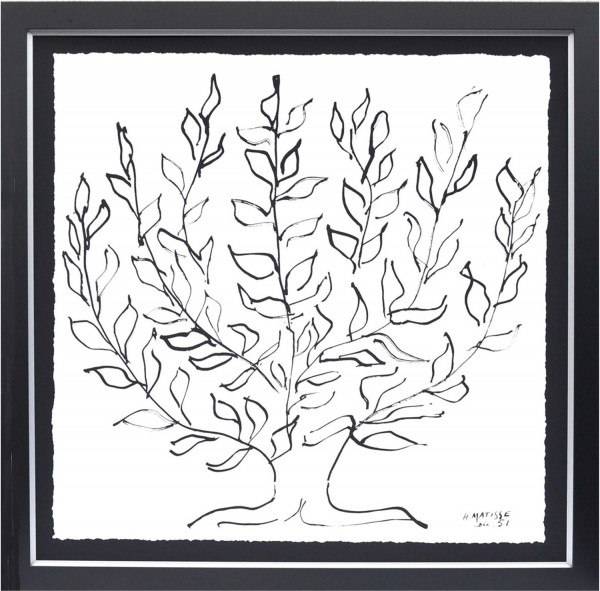 Kunstdruck MATISSE in bunt aus Glas
