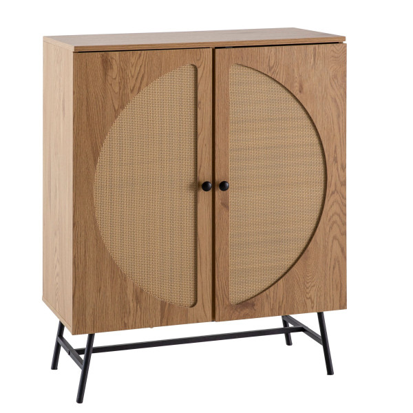 Sideboard in braun aus Materialmix