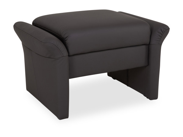 Hocker himolla BODENSEE 1 in schlamm aus Leder