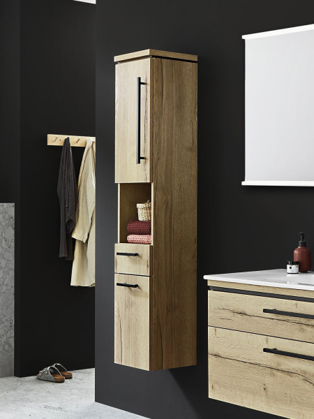 Hochschrank KENBORG CHICAGO in Eiche aus Dekor