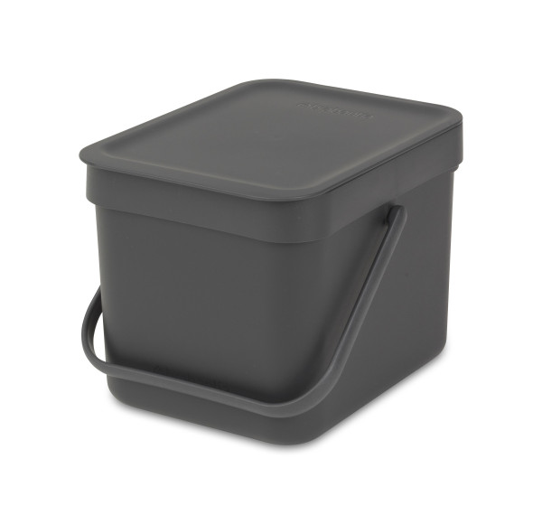 Abfalleimer SORT & GO in grau
