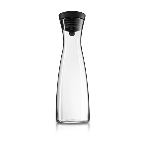 Wasserkaraffe WMF BASIC schwarz in transparent aus Glas