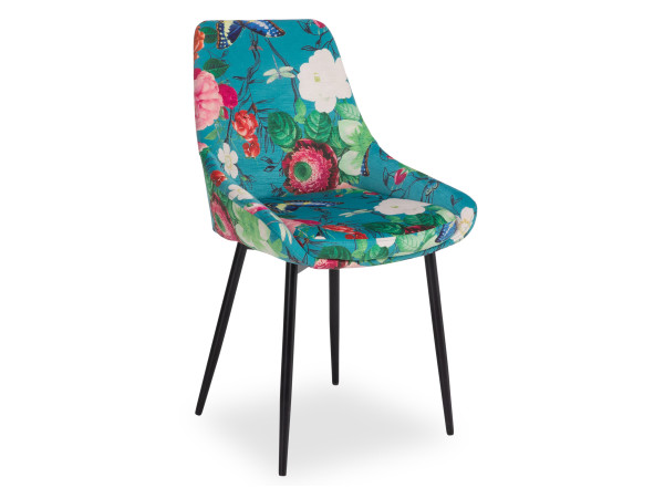 Stuhl EASTSIDE FLOWER FEVER in blau