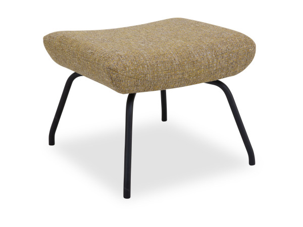 Hocker MONDO MATTA 2.0 in yellow aus Stoff