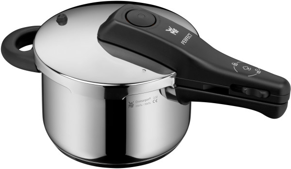 Schnellkochtopf WMF PERFECT NEW in silberfarben aus Metall